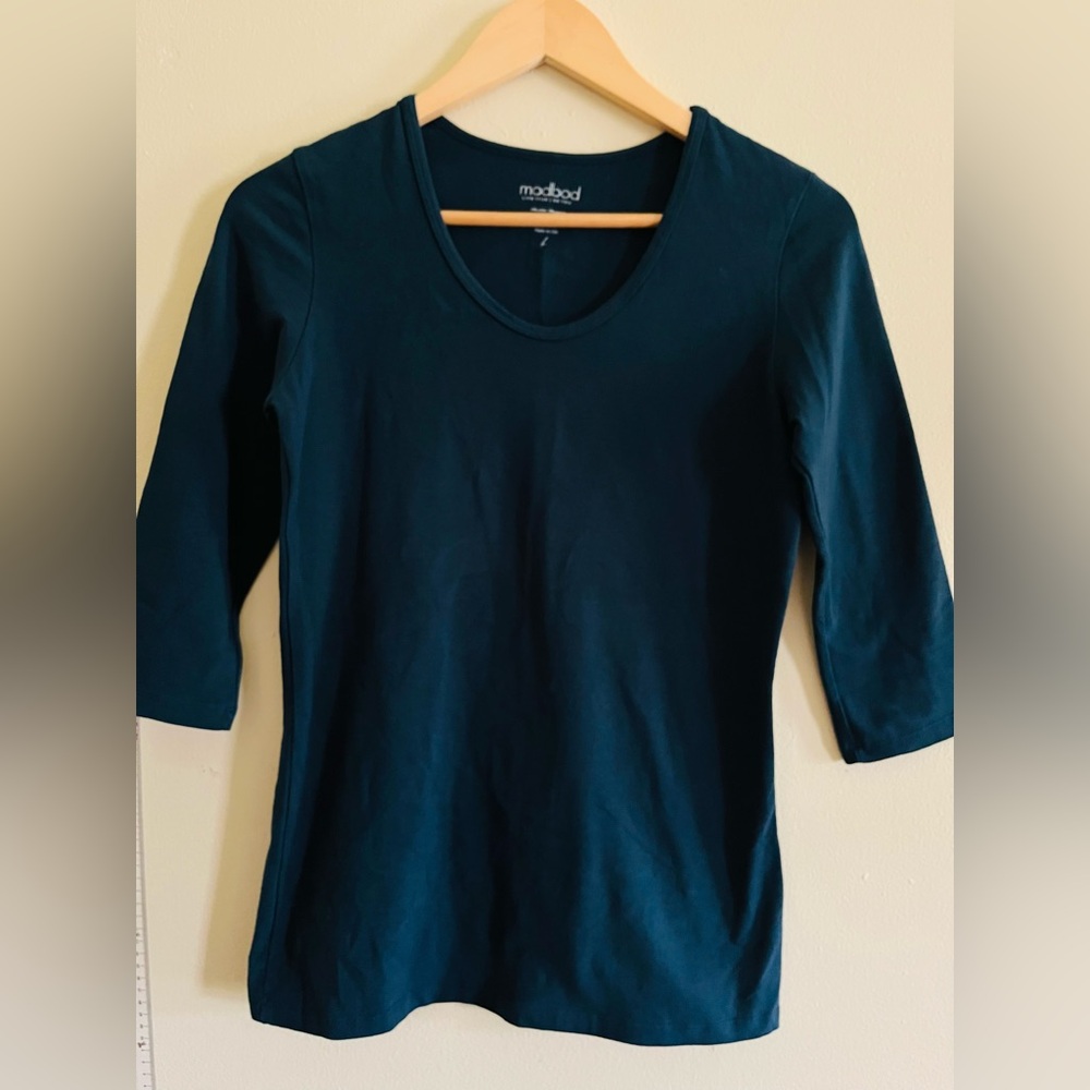 Modbod Teal 3/4 Sleeve Tee